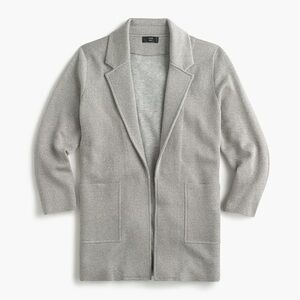 J.Crew Sophie Open-Front Sweater Blazer XL